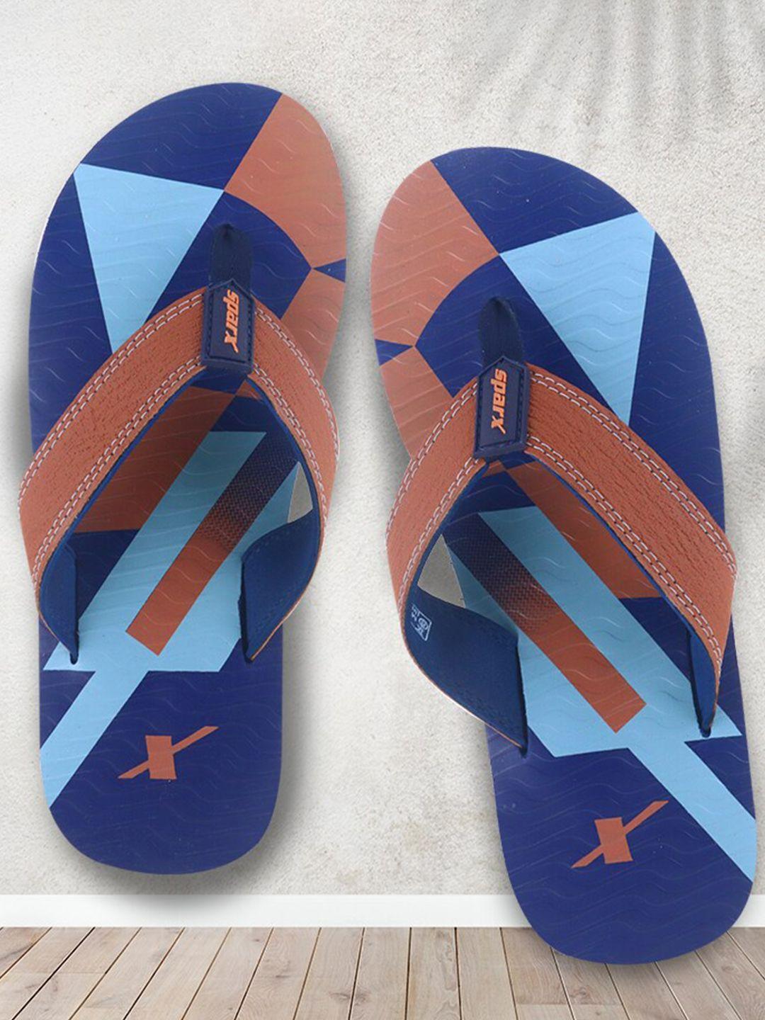 sparx men printed thong flip-flops