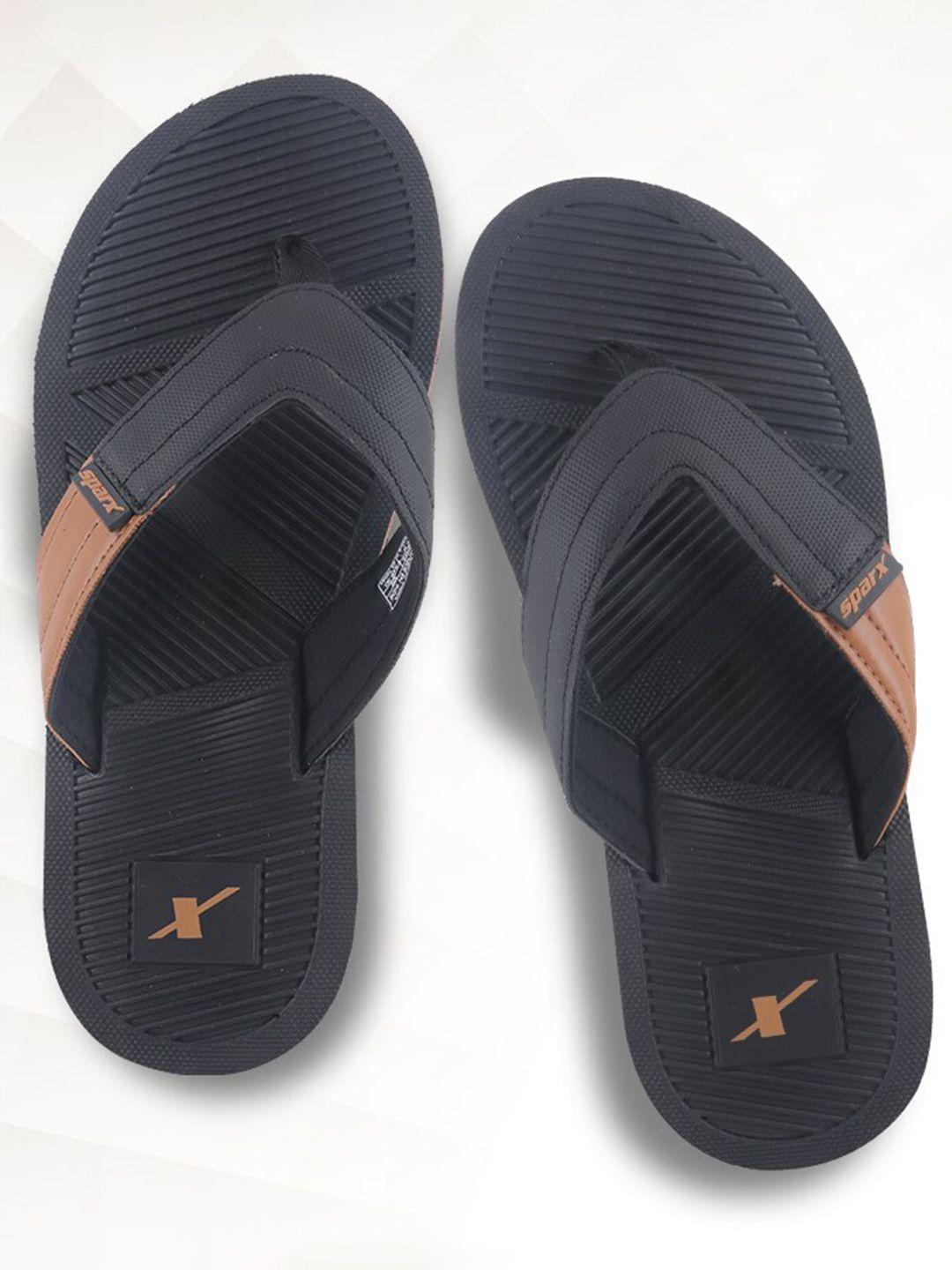 sparx men striped thong flip-flops