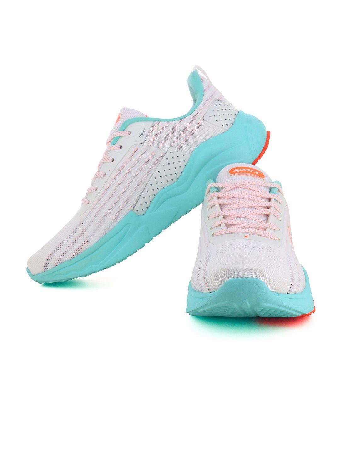 sparx men textured lace up running shoes