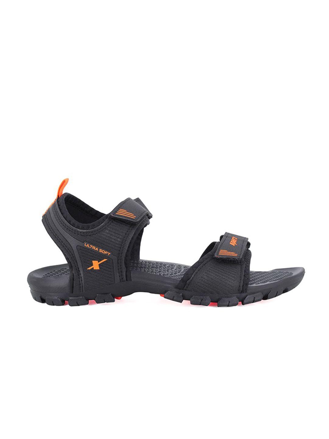 sparx men textured sport sandals with velcro closure