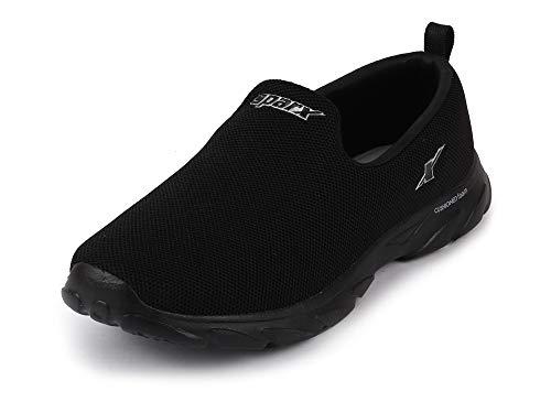 sparx mens sm 675 | enhanced durability & soft cushion | black running shoe - 8 uk (sm 675)