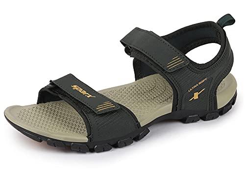 sparx mens ss 561 | latest, daily use, stylish floaters | gold sport sandal - 10 uk (ss 561)