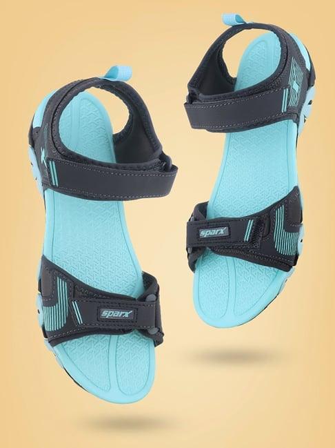 sparx women's grey floater sandals