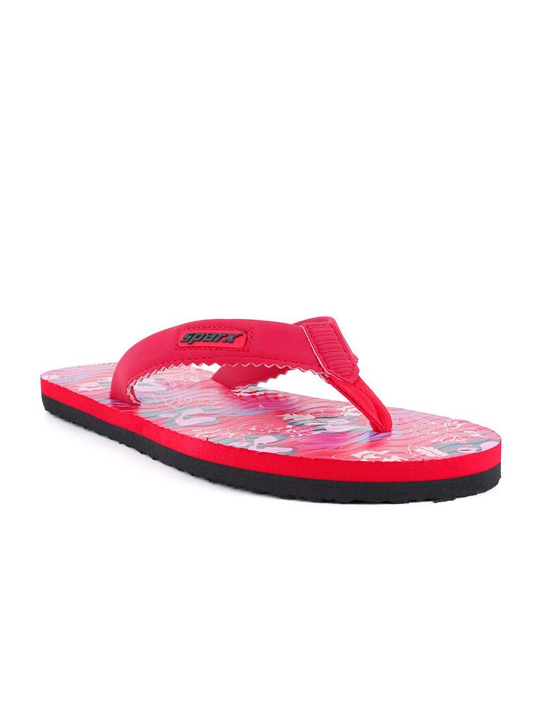 sparx women printed thong flip-flops