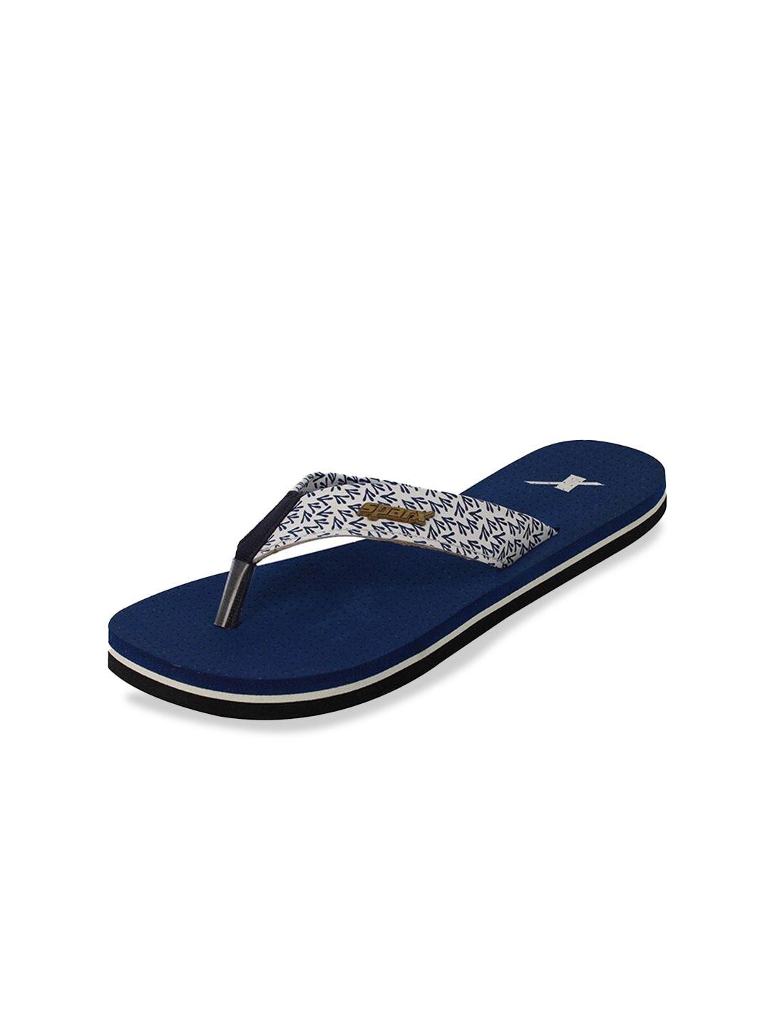 sparx women printed thong flip-flops