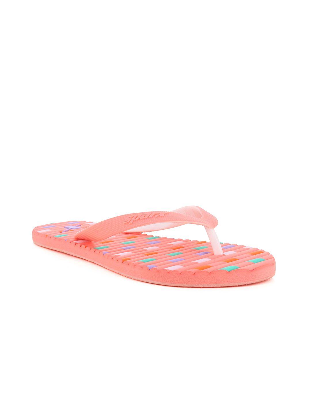 sparx women printed thong flip-flops