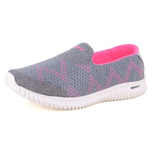 sparx womens sl 123 | enhanced durability & soft cushion | grey running shoe - 5 uk (sl 123)