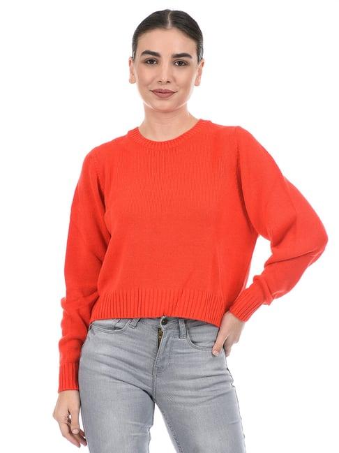 species orange sweater