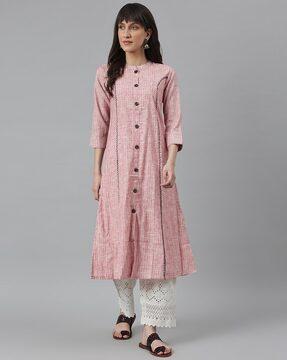 speckled a-line kurta