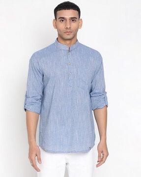 speckled short kurta