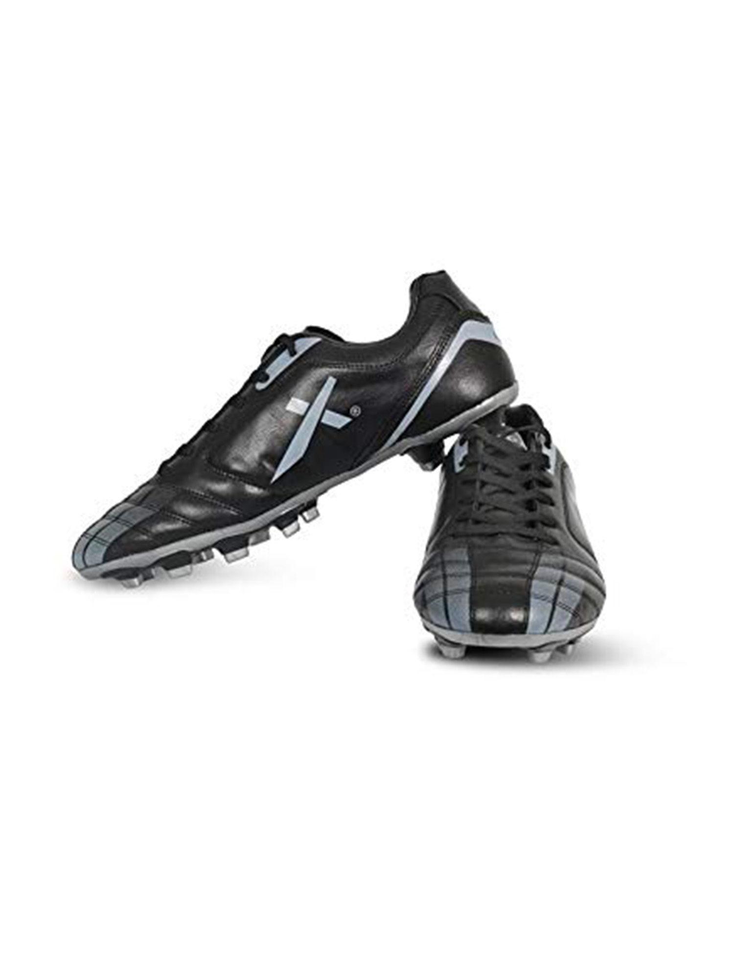 speed football shoes for men - black - grey