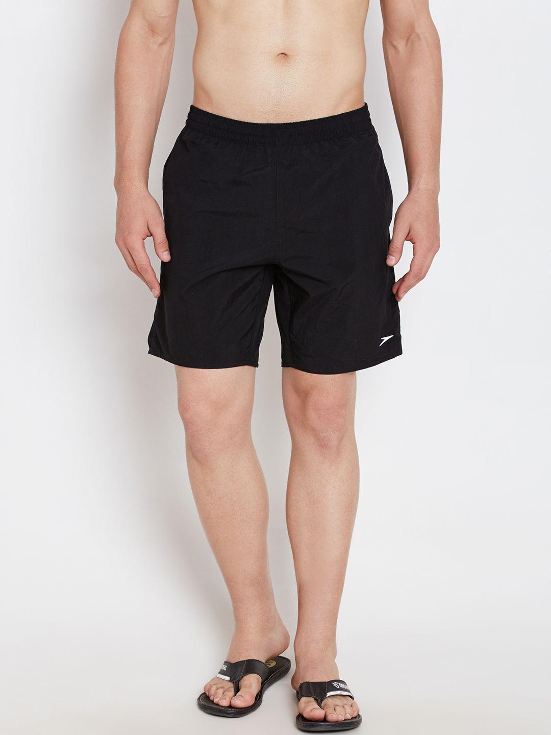 speedo black surfing shorts