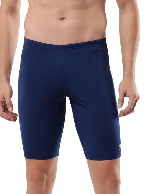 speedo cerulean blue regular fit sports shorts