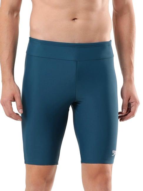 speedo dark teal regular fit sports shorts