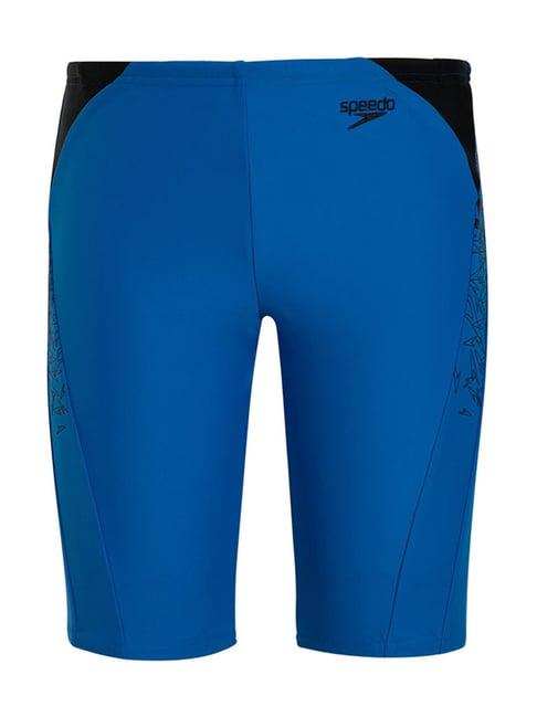 speedo kids blue solid jammers