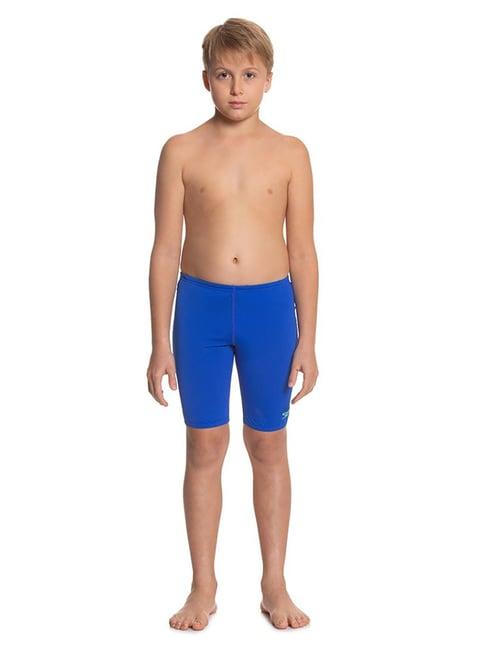 speedo kids blue solid jammers