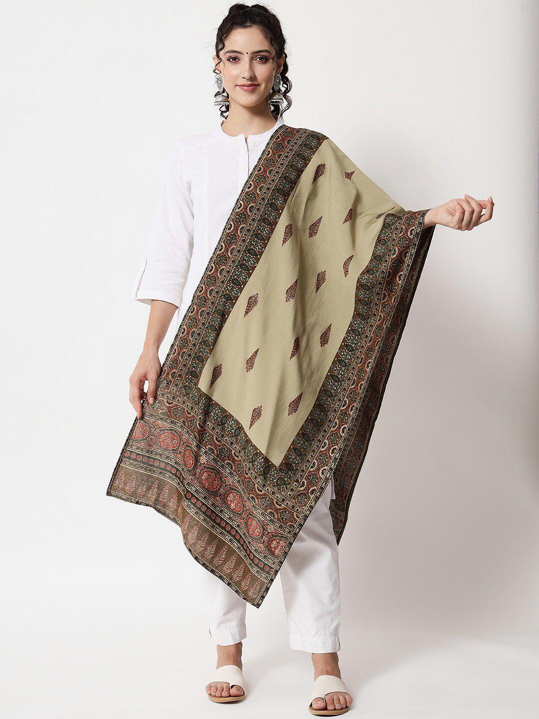 spera printed foil print chanderi dupatta