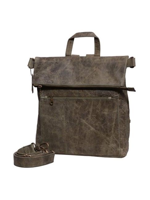 spice art olive large convertible backpack