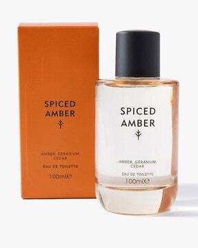 spiced amber eau de toilette