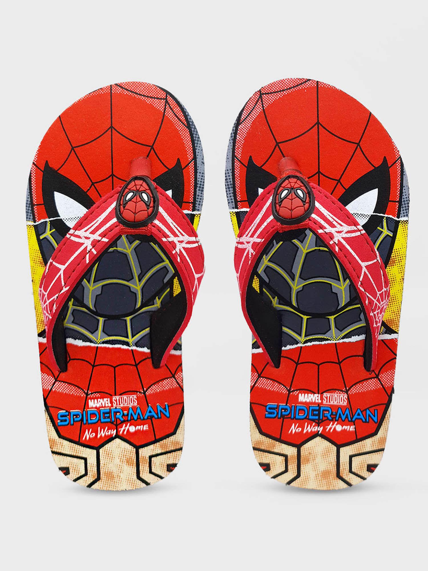 spider-man no way home featured red flip-flops for boys