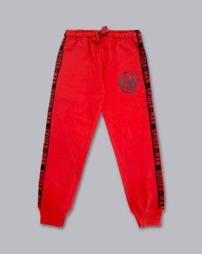 spider-man print joggers