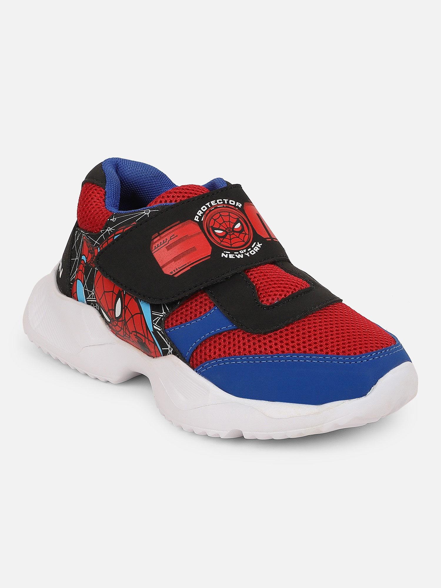 spiderman featured blue shoes for boys