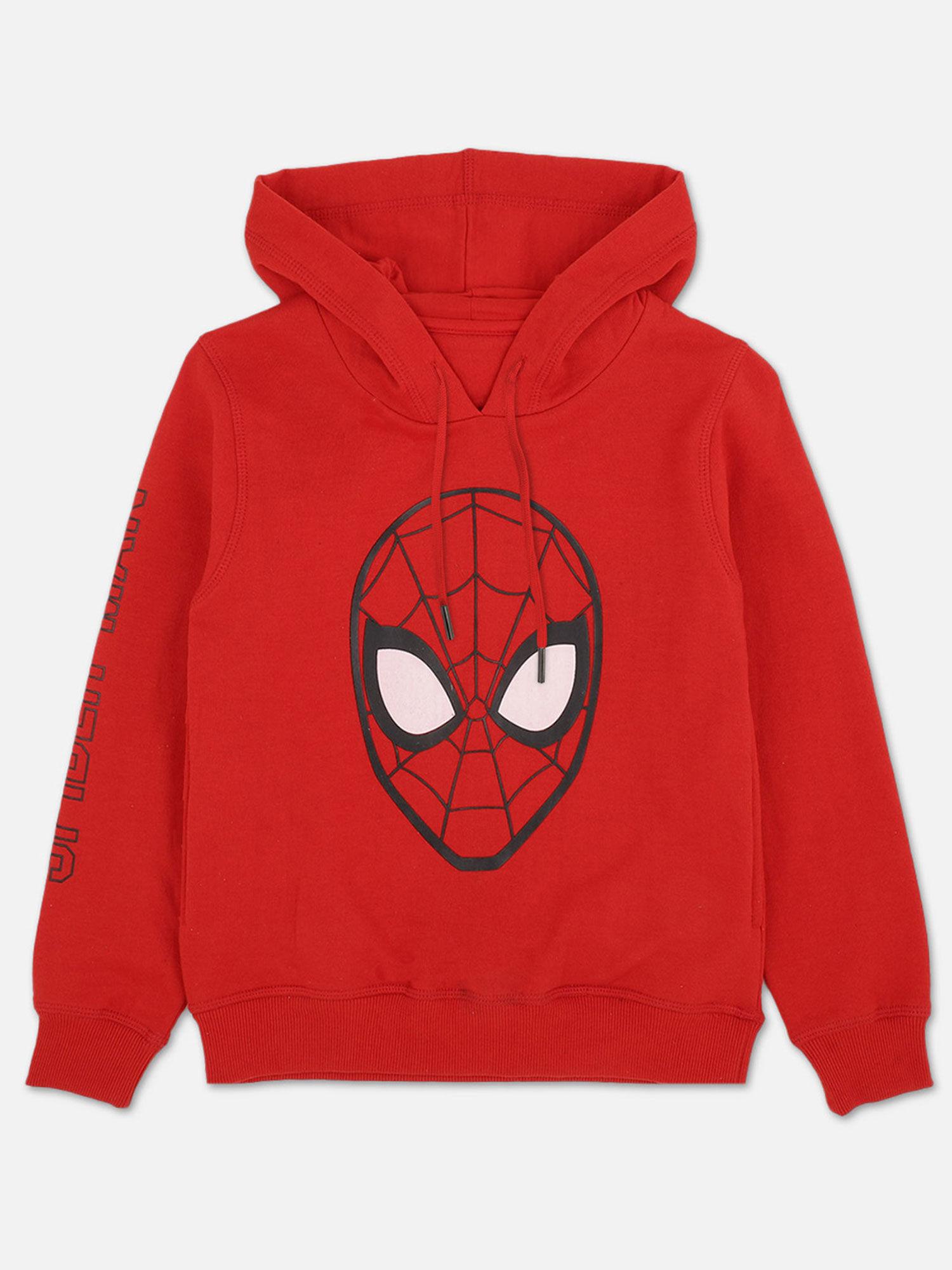spiderman featured hoodie for boys