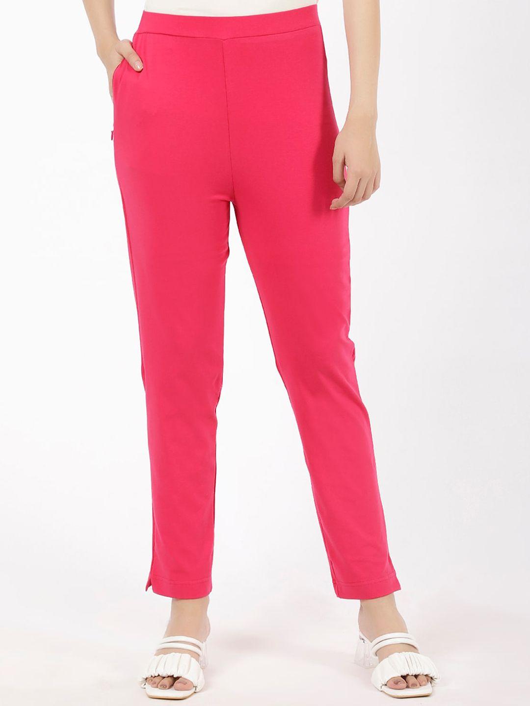 spiffy women relaxed straight leg straight fit cigarette trousers