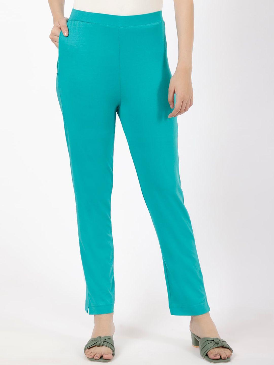spiffy women relaxed straight leg straight fit cigarette trousers