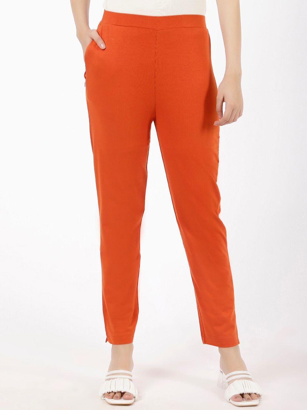 spiffy women relaxed straight leg straight fit cigarette trousers