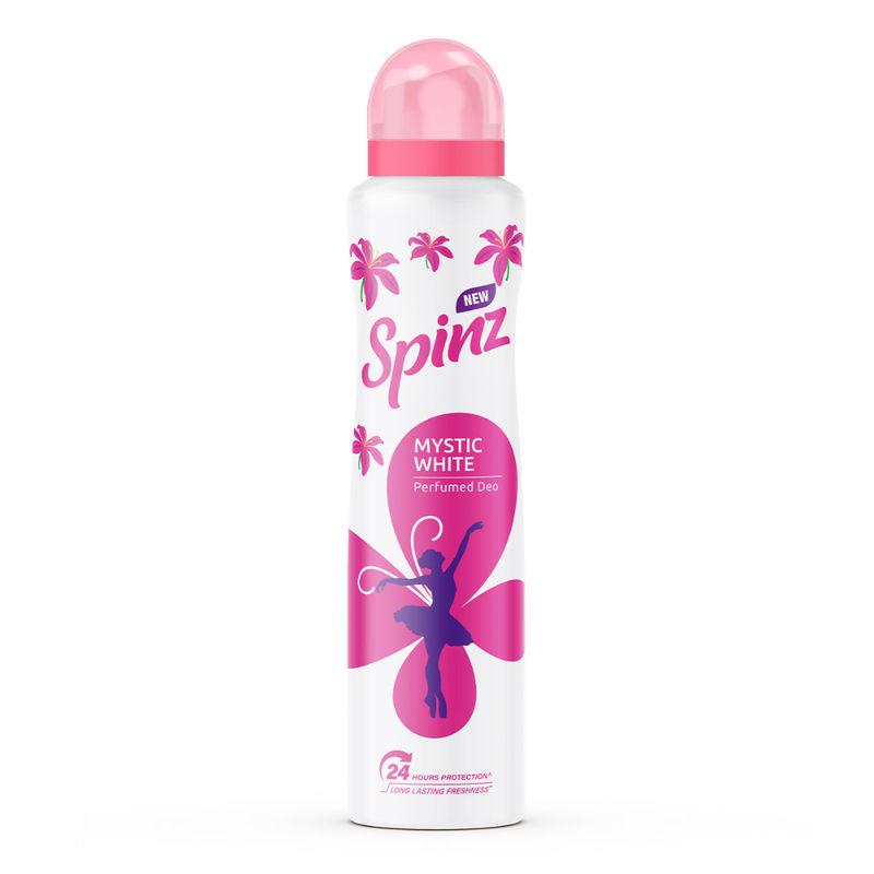 spinz mystic white perfumed deo