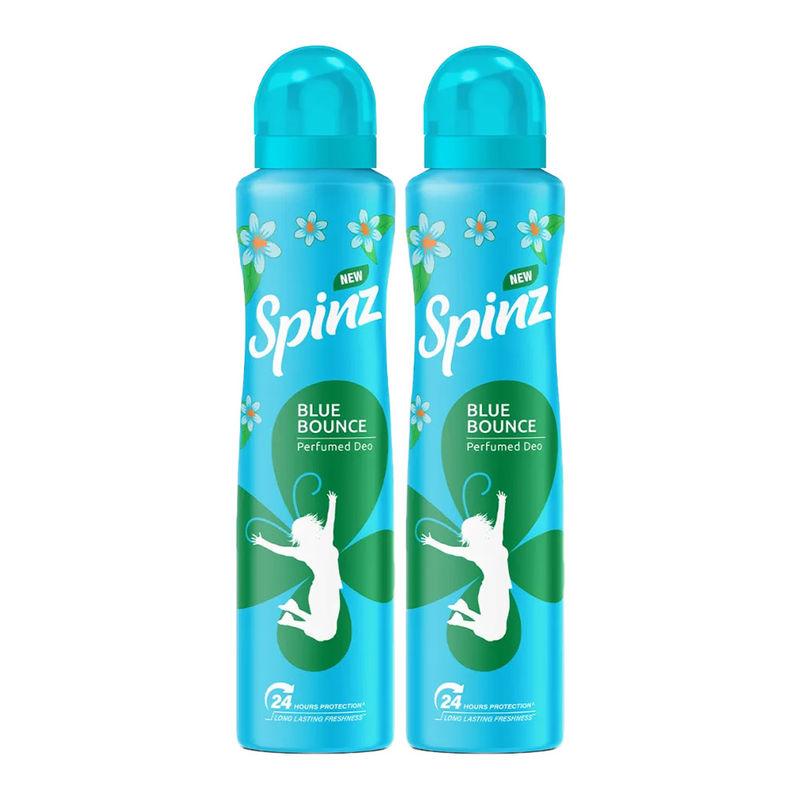 spinz blue bounce perfumed deo (pack of 2)