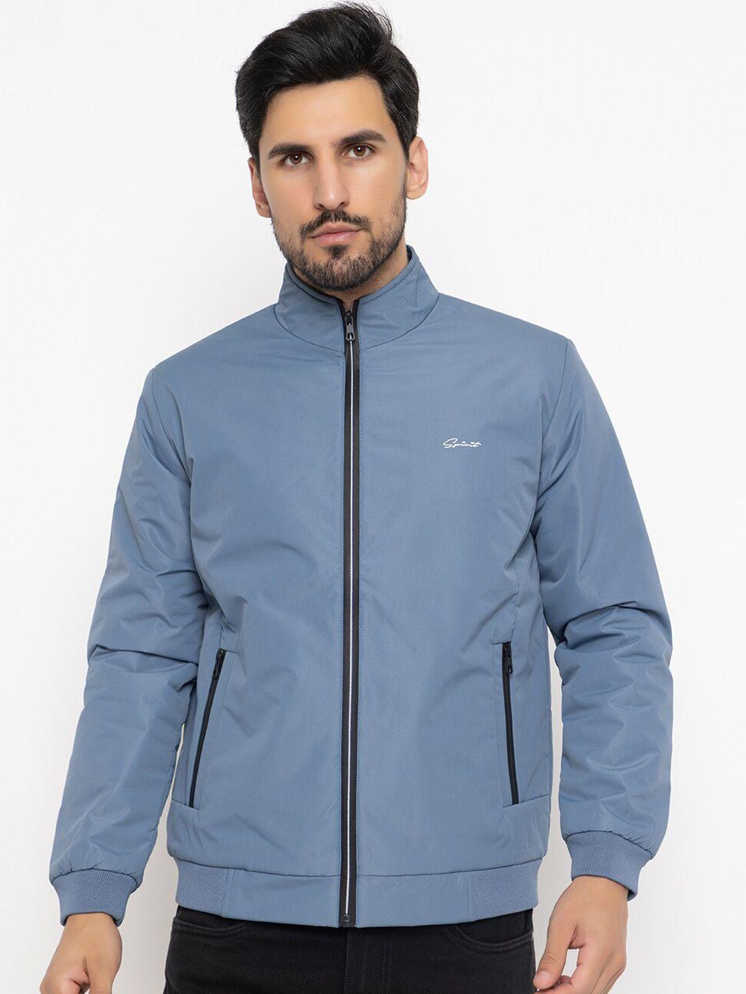 spirit lightweight anti odour mock collar bomber jacket