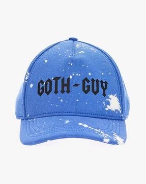 splatter print baseball cap