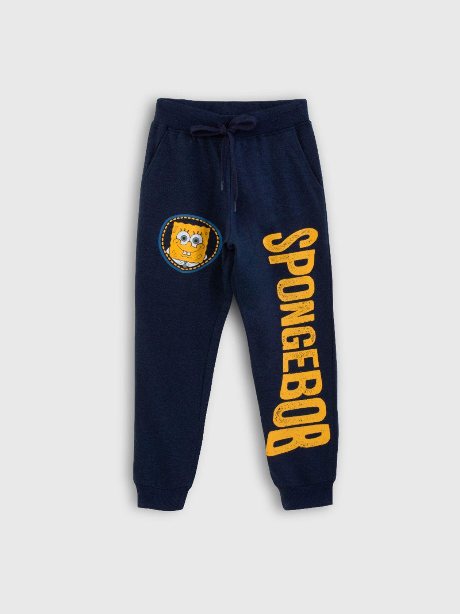 spongebob cotton blend joggers