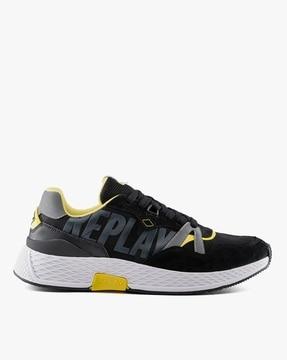 sport drum lace-up sneakers