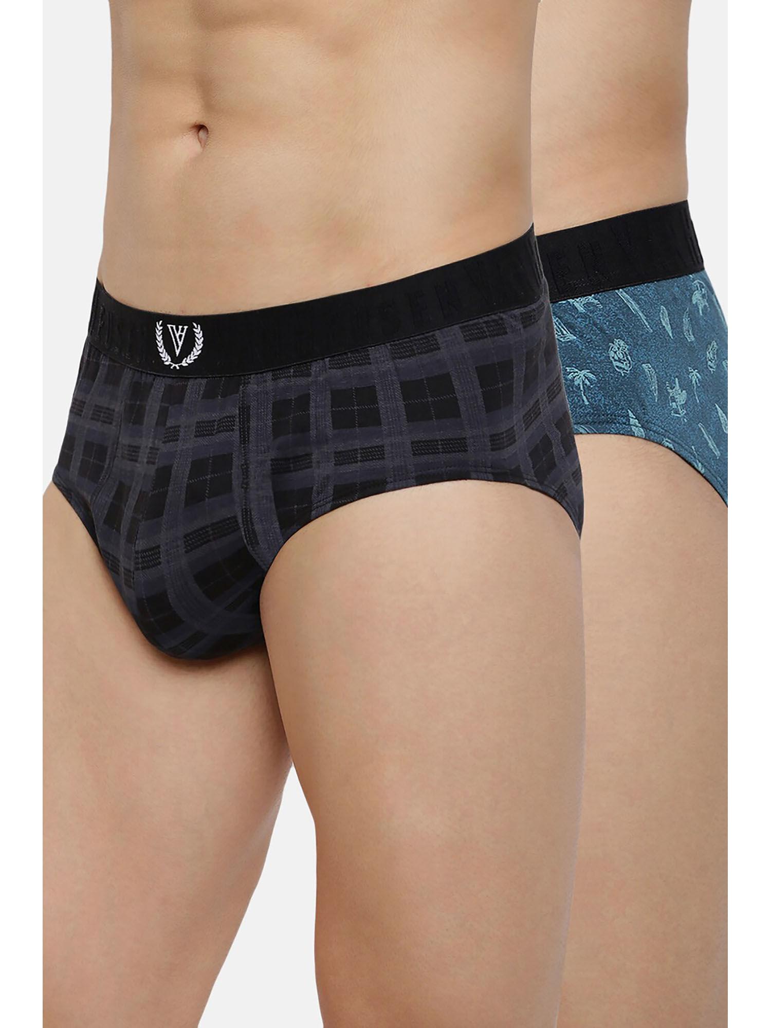 sport men pack of 2 fashion prints & super soft briefs - vsp9,vsp10