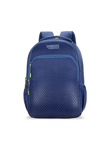 sport navy blue solid/plain backpacks