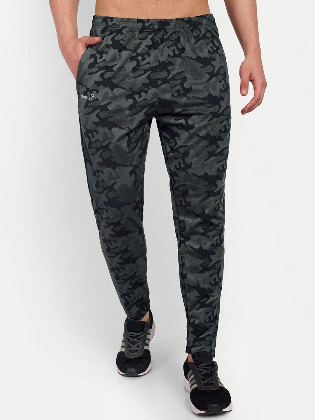 sport sun men camouflage printed track pants