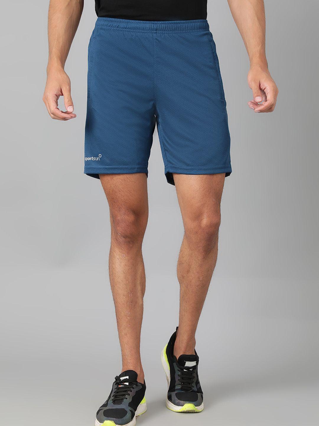 sport sun men mid-rise above knee sports shorts