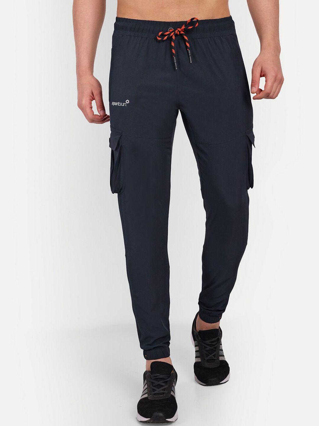 sport sun men mid rise dry fit cargo joggers