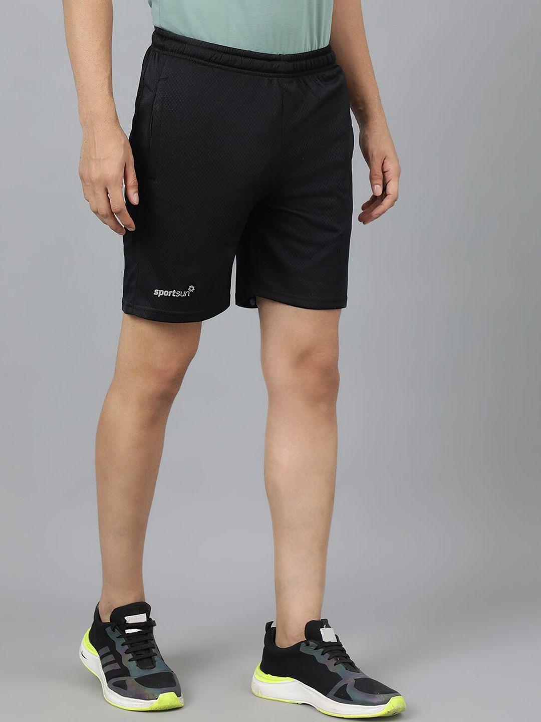 sport sun men mid-rise sports shorts