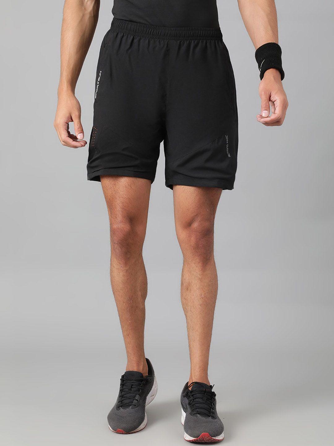 sport sun men mid-rise sports shorts