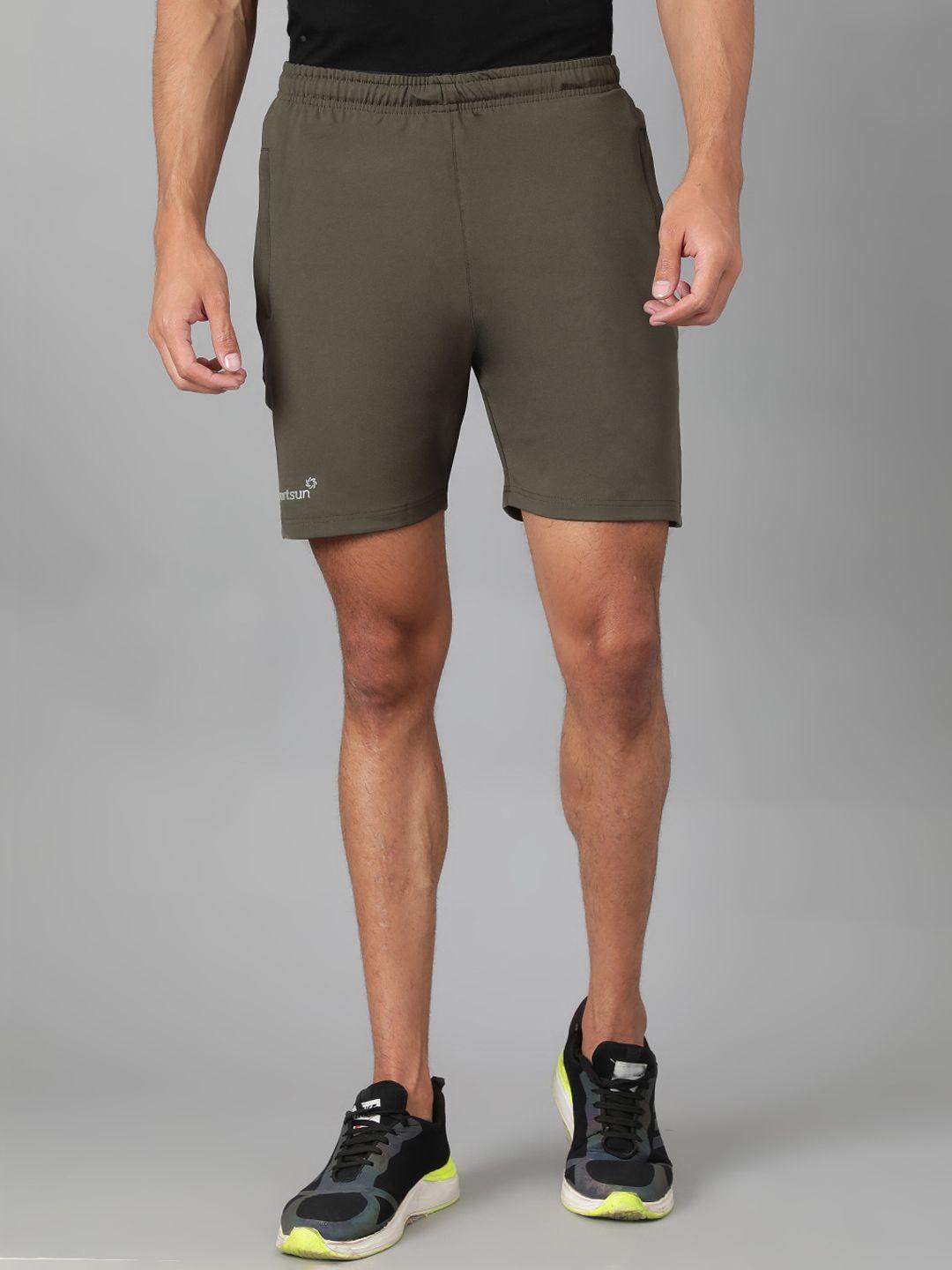 sport sun men mid-rise sports shorts