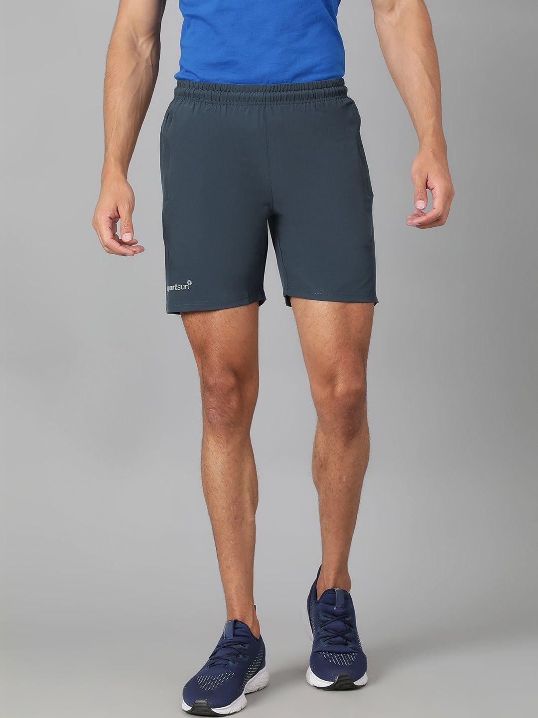 sport sun men mid-rise sports shorts