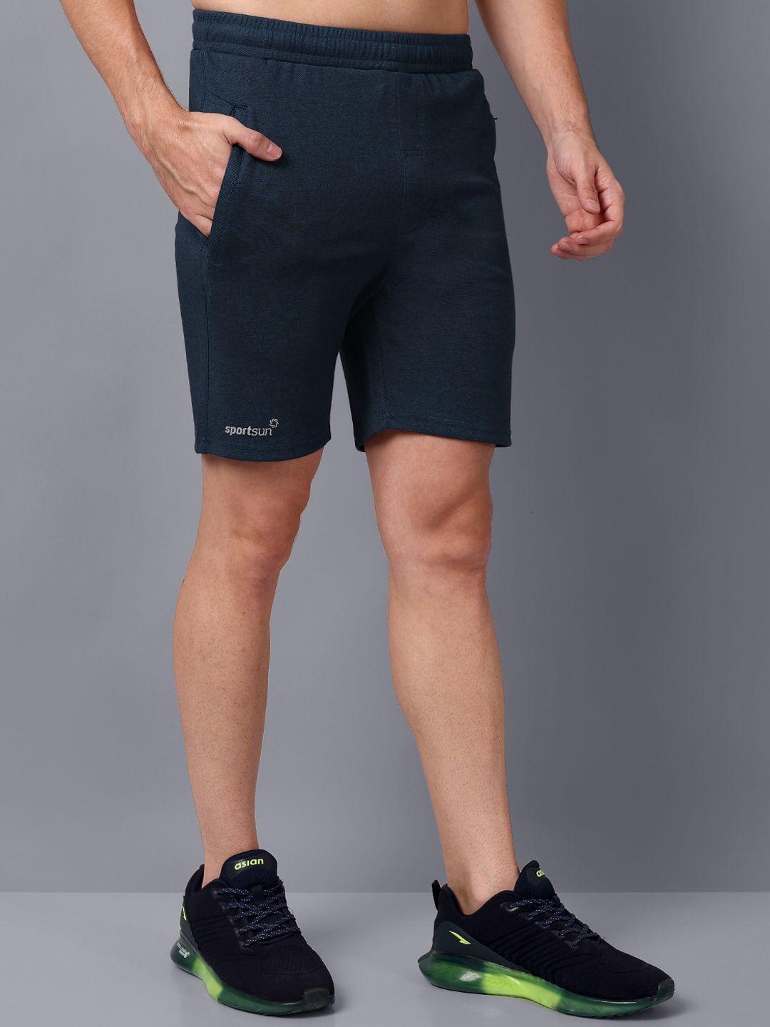 sport sun men mid-rise sports shorts