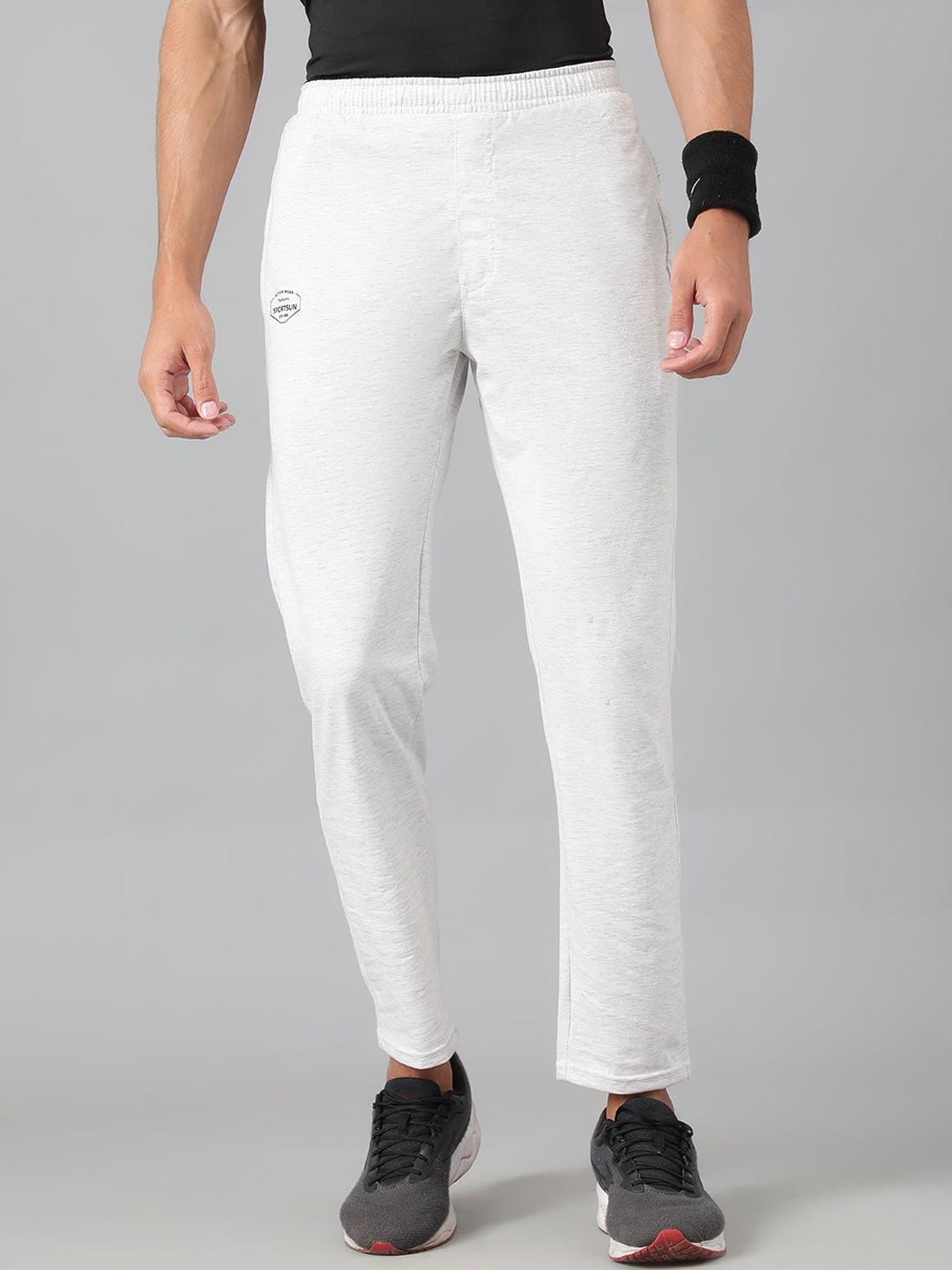 sport sun men mid rise sports track pants