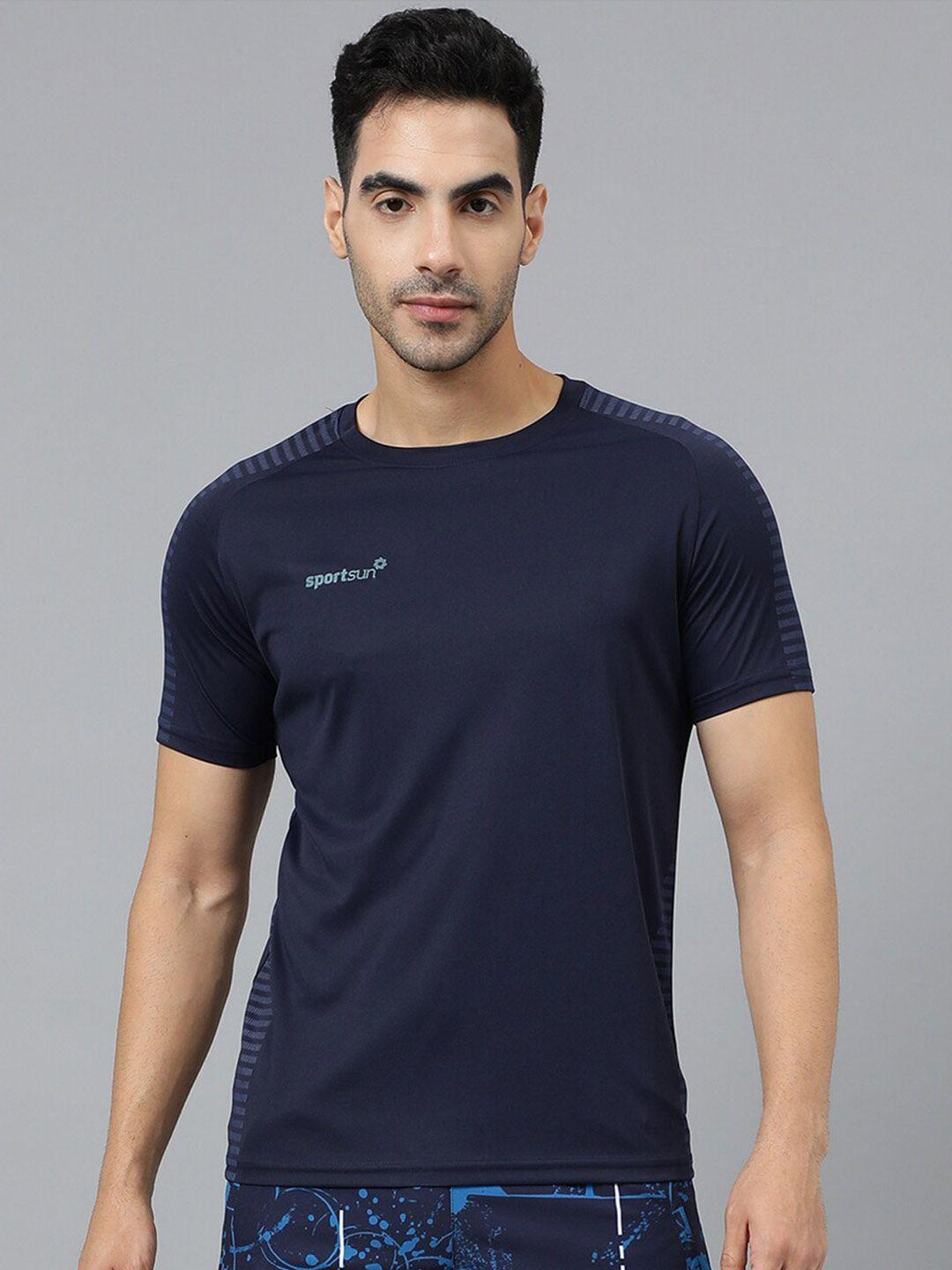 sport sun round neck raglan sleeves sports t-shirt