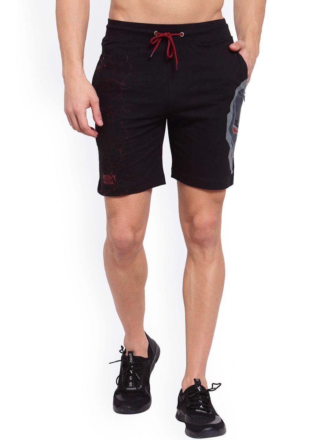 sporto men black shorts