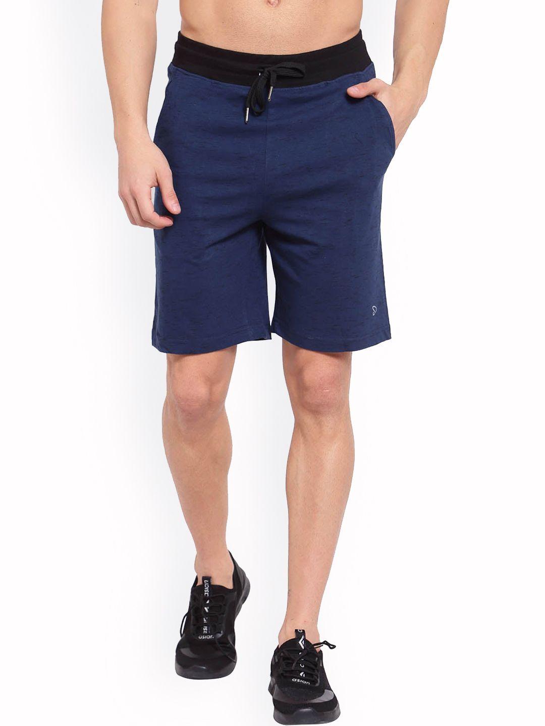 sporto men blue cotton shorts